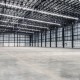 Interior of empty warehouse